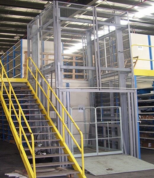 Cargo Lift -Industrial Load Ride. METRO LIFT, Capacity 1 Ton.lift height: 4.5 m